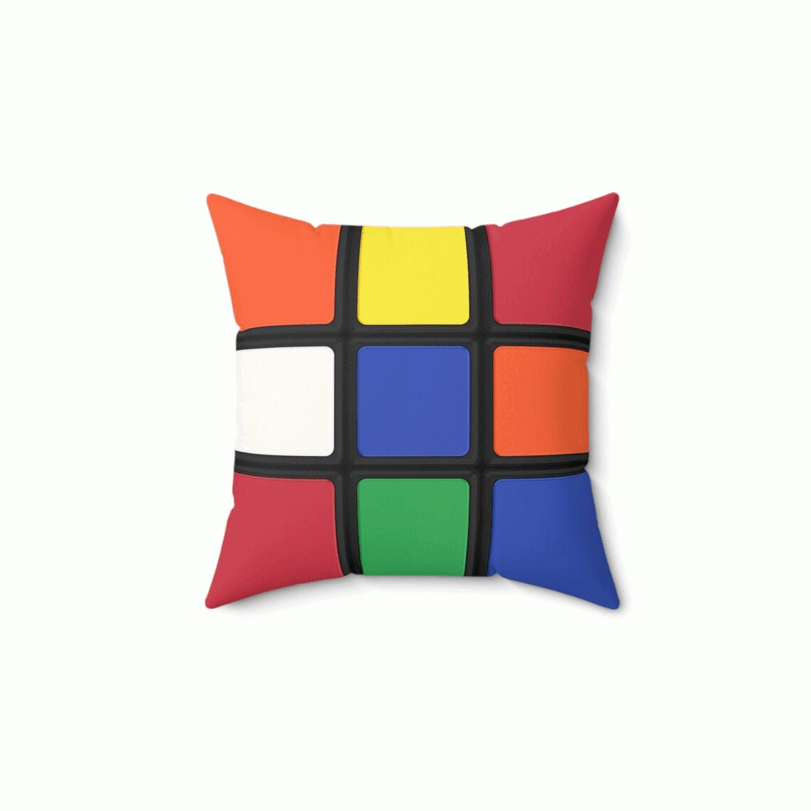 Image of Rubik's cube pillow