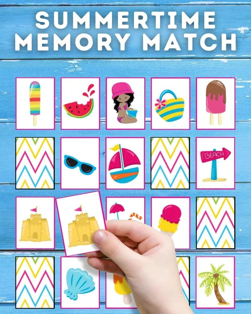 Image of memory match game
