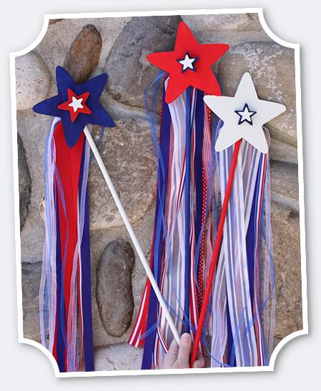 Image of patriotic wand