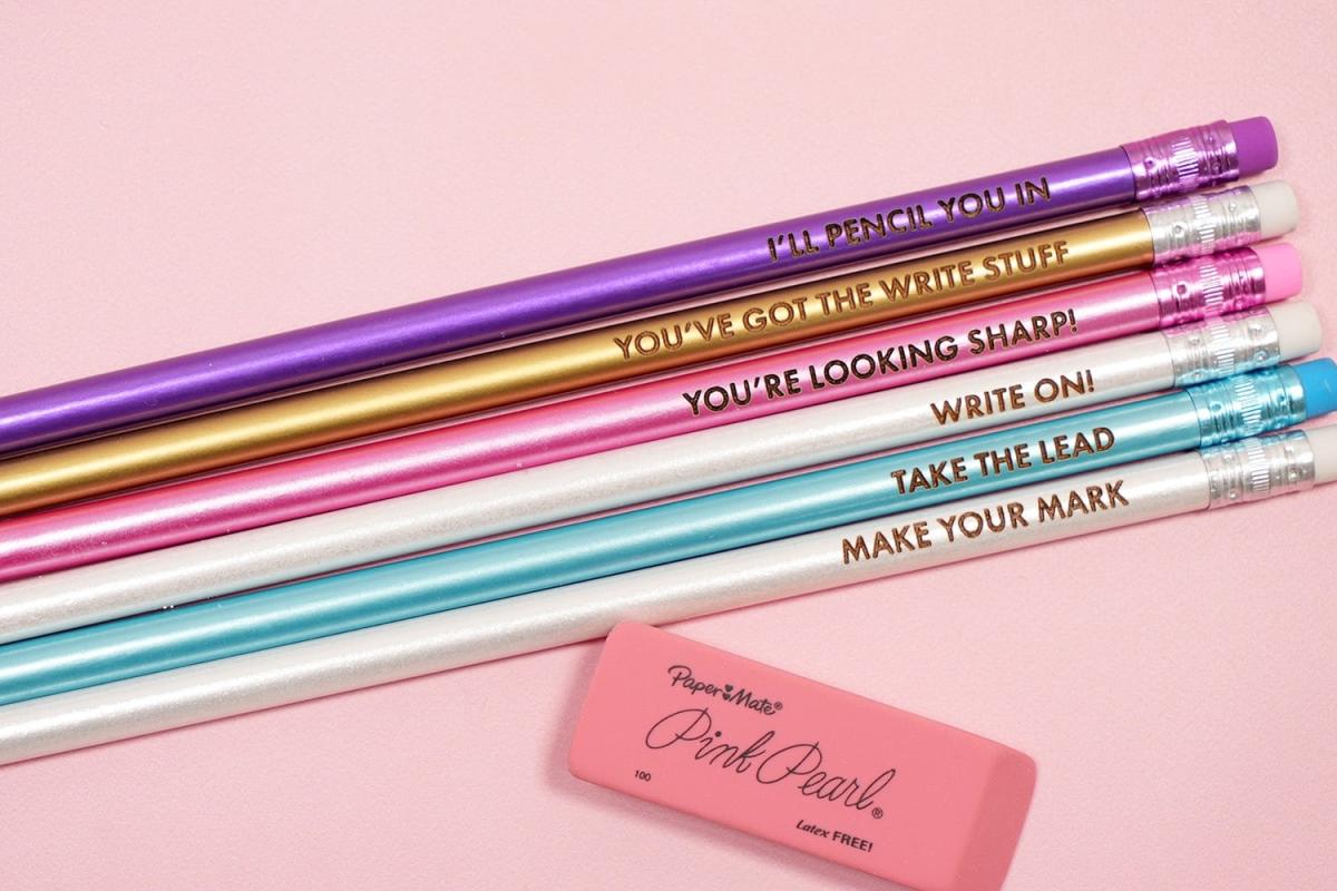 Image of engraved pencils