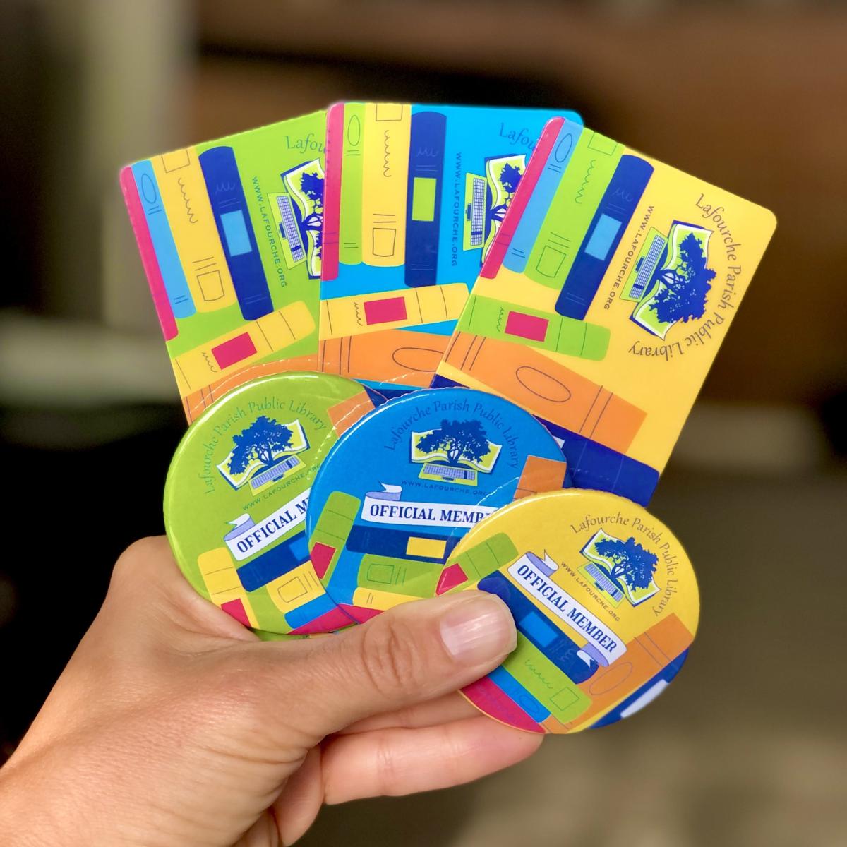 Image of library cards