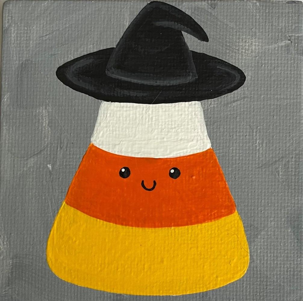 Image of candy corn painting