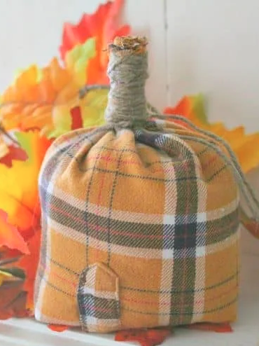 Image of fabric pumpkin
