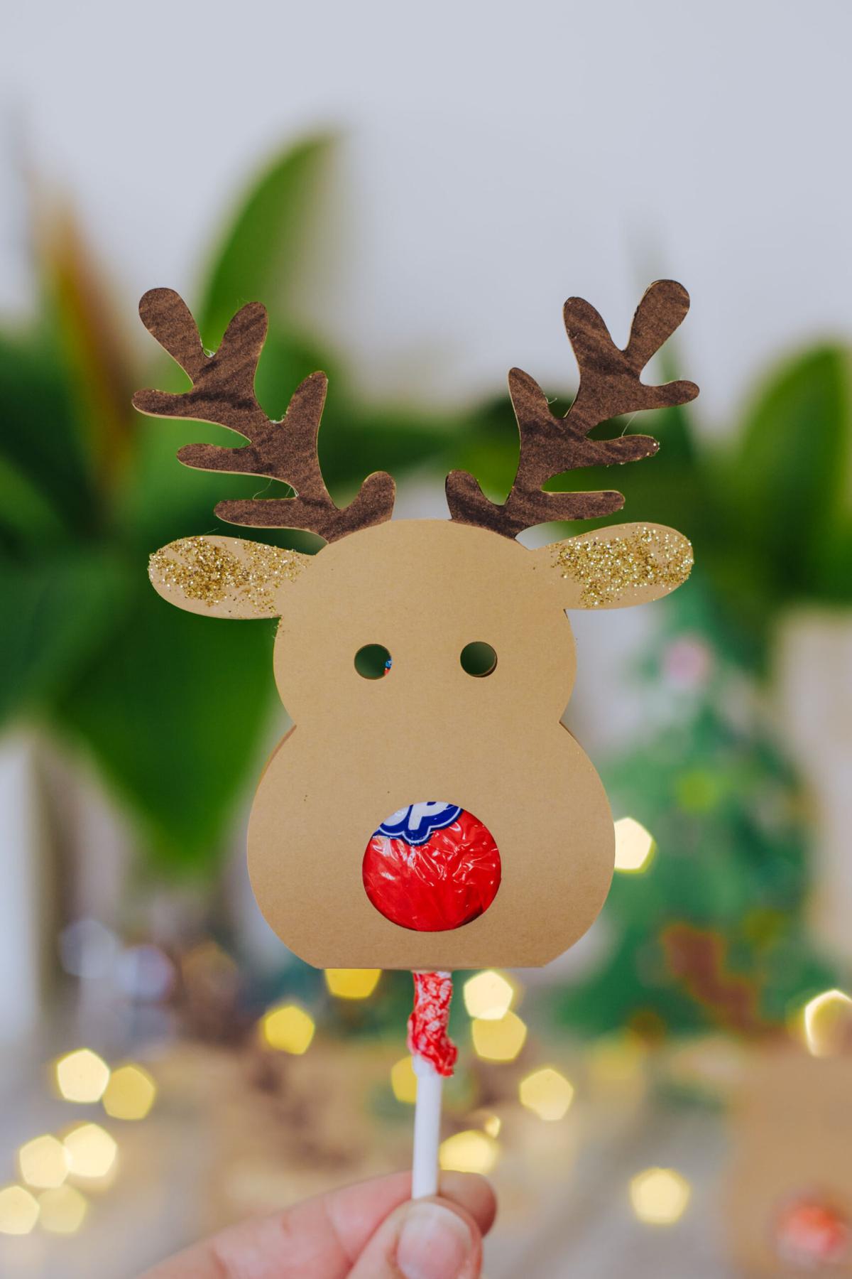 Image of reindeer lollipop