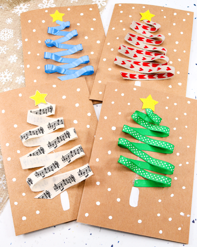 Image of ribbon tree card