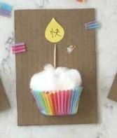 Image of cupcake birthday card