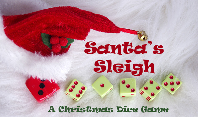 Image of Santa's Sleigh Dice Game
