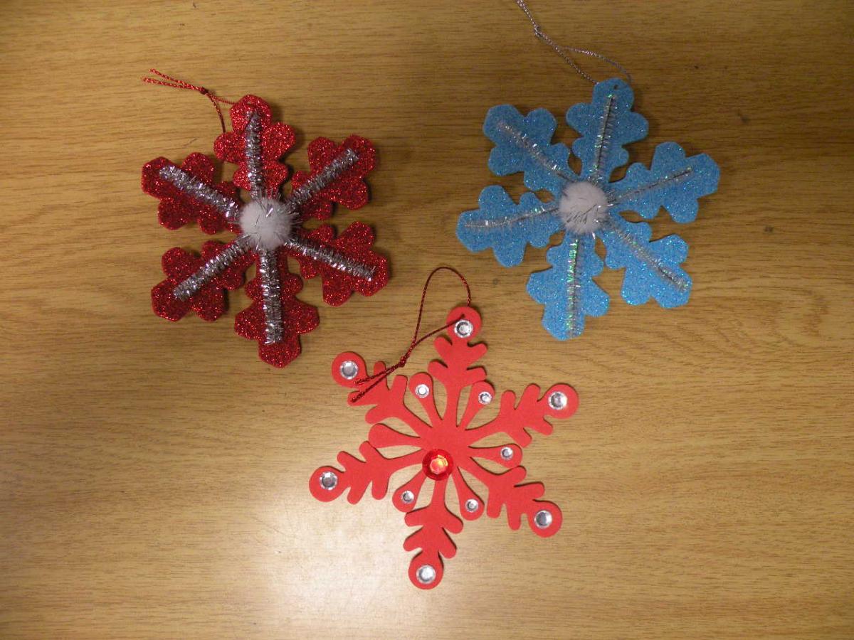 Image of snowflake craft