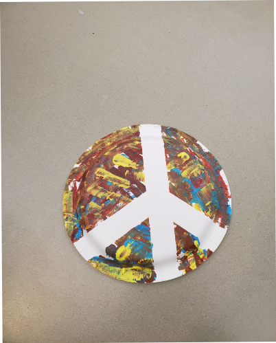 Image of peace sign craft